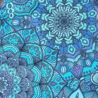 Absorvente Ecológico P - AZUL MANDALA - Fluxo Leve Diurno - Foto 2