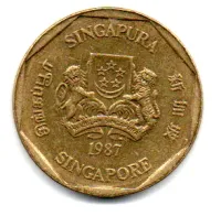 Cingapura - 1987 - 1 Dollar