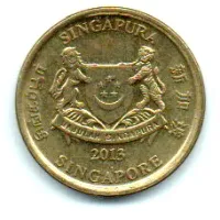 Cingapura - 2013 - 5 Cents