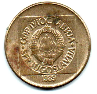 Iugoslávia - 1989 - 100 Dinara
