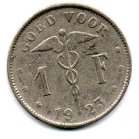 Bélgica - 1923 - 1 Franc