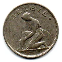 Bélgica - 1923 - 1 Franc - Foto 2