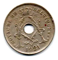 Bélgica - 1921 - 25 Centimes
