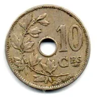 Bélgica - 1918 - 10 Centimes - Foto 2
