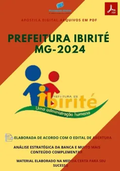 Apostila Prefeitura Ibirité MG Bioquímico  2024