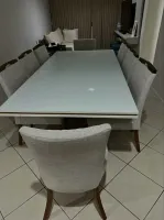 Mesa de Jantar 8 Cadeiras 100% MDF - Foto 2