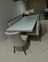 Mesa de Jantar 8 Cadeiras 100% MDF - Foto 5