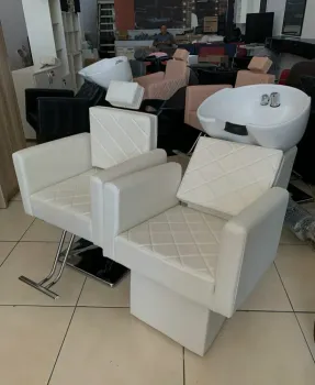 Kit Lavatório + Cadeira Poltrona Reclinável Cor Gelo 