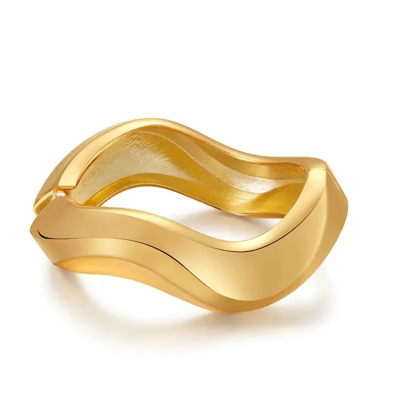 Bracele Ondulado - Ouro 18k Imagem