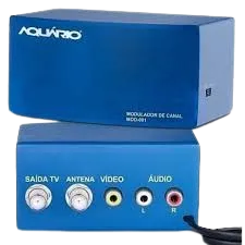 Modulador Rf Aúdio E Vídeo Av Rca Aquario mod001 Imagem