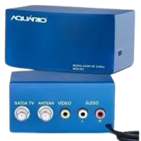 Modulador Rf Aúdio E Vídeo Av Rca Aquario mod001