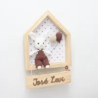 Coelhinho - Casinha - Porta Maternidade - Foto 8