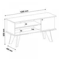 Rack Frank 1,20 tv 50 - Foto 2