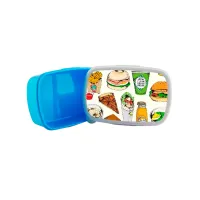 Pote de Marmita Azul Retangular - Foto 2