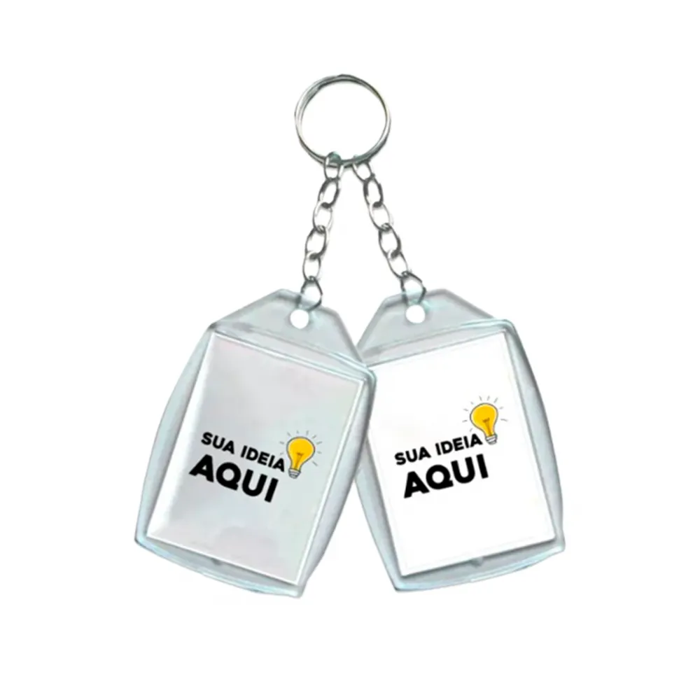 Chaveiro de Acrilico 3x4  (Minímo 6 unidades) Imagem