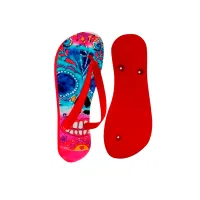 Chinelo Vermelho Poliester  - Foto 2
