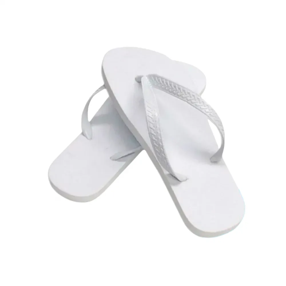 Chinelo Branco Poliester  Imagem