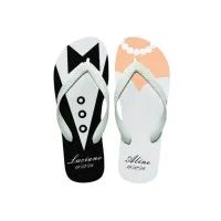 Chinelo Branco Poliester  - Foto 2