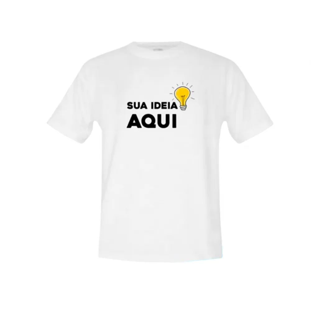 Camiseta Lisa Branca Imagem