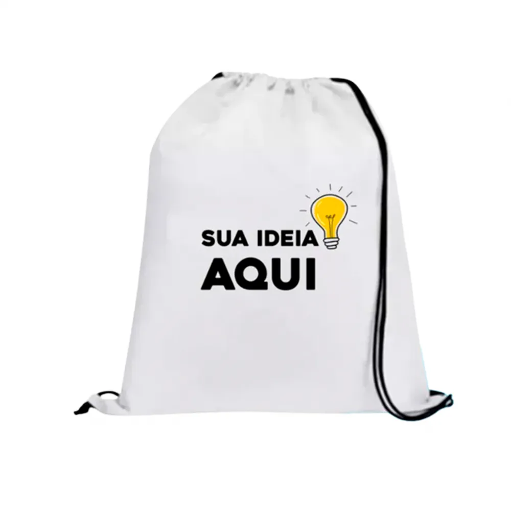 Saco Mochila de Poliéster 20x30cm Imagem