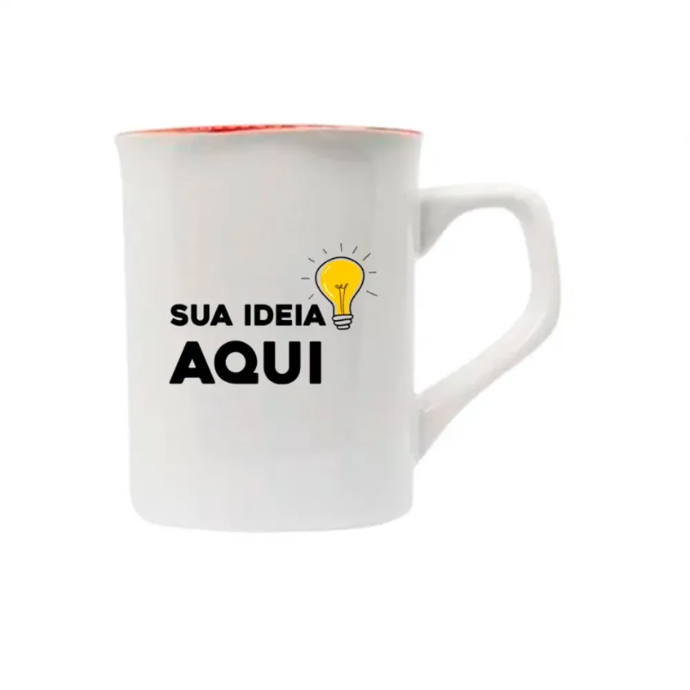 Caneca Cerâmica Estilo Nescafé - 325ml