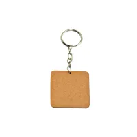 Chaveiro de MDF Texturizado Quadrado 4x4 cm  - Foto 3