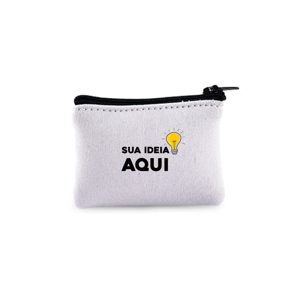 Porta Moedas  de Neoprene Pequeno - 9x7cm 