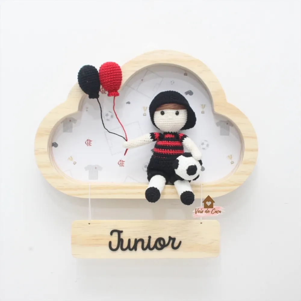 Menino - Futebol - Camiseta + Bermuda - Nuvem M - Porta Maternidade