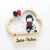 Menino - Futebol - Camiseta + Bermuda - Nuvem M - Porta Maternidade - Foto 6