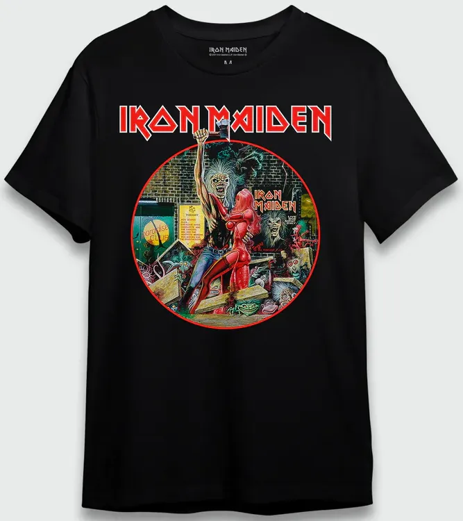 CAMISETA PLUS SIZE IRON MAIDEN BRING YOUR DAUGHTER...TO THE SLAUGHTER