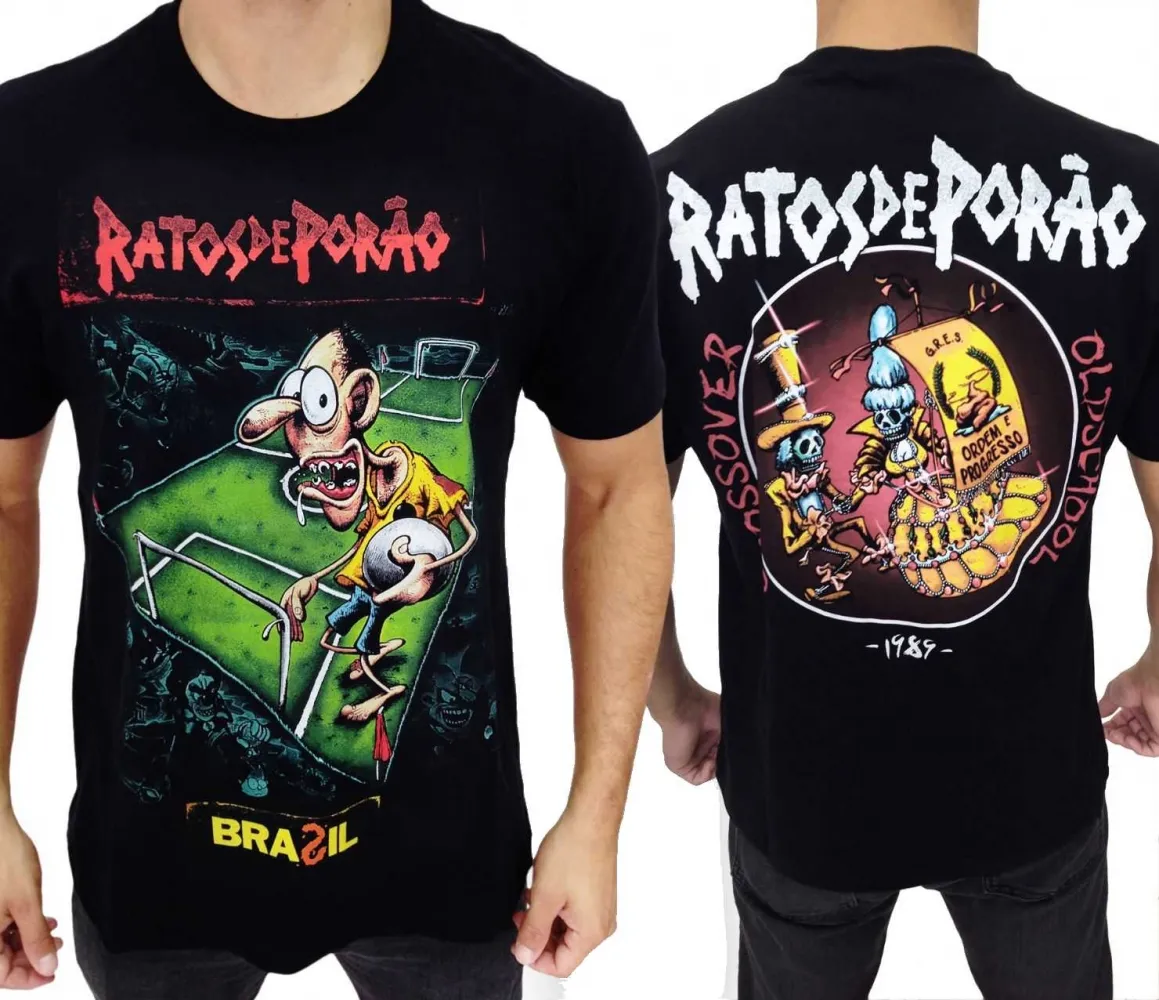 CAMISETA PLUS SIZE RATOS DE PORÃO BRASIL