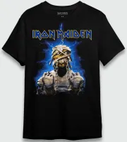 CAMISETA PLUS SIZE IRON MAIDEN POWERSLAVE MUMMY