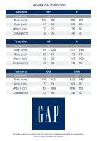 Camiseta GAP Logo Bordado Manga Curta Masculina - Foto 3