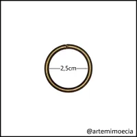 ARGOLA DE METAL 2,5cm - Foto 3