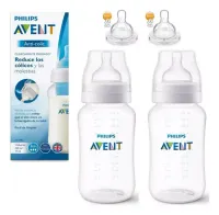 Kit 2 Mamadeiras Philips Avent SCF816/27- 330ml- 3m+ - Foto 4