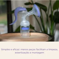 Bomba Tira Leite Materno Manual Lansinoh   - Foto 8