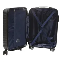 Mala Viagem P Preto Bagagem De Bordo Polo King - Foto 3
