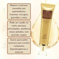 Creme Removedor de Cicatriz e Clareador de Manchas na Pele Lanbena - 30g - Foto 8