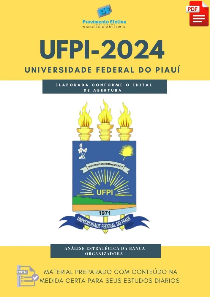  Apostila  UFPI Seleção 2024