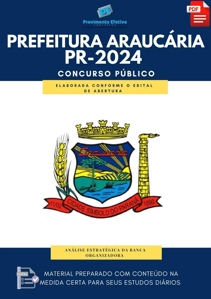 Apostila Pref. Araucária PR  2024
