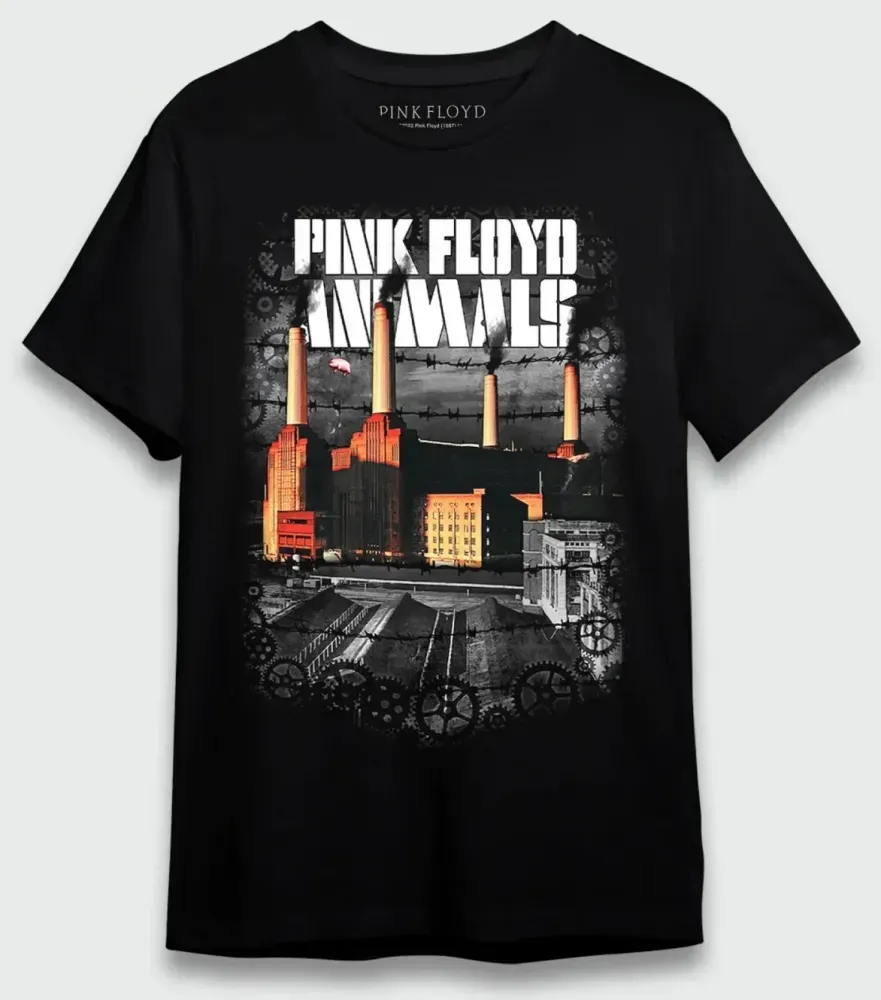 CAMISETA PLUS SIZE PINK FLOYD ANIMALS