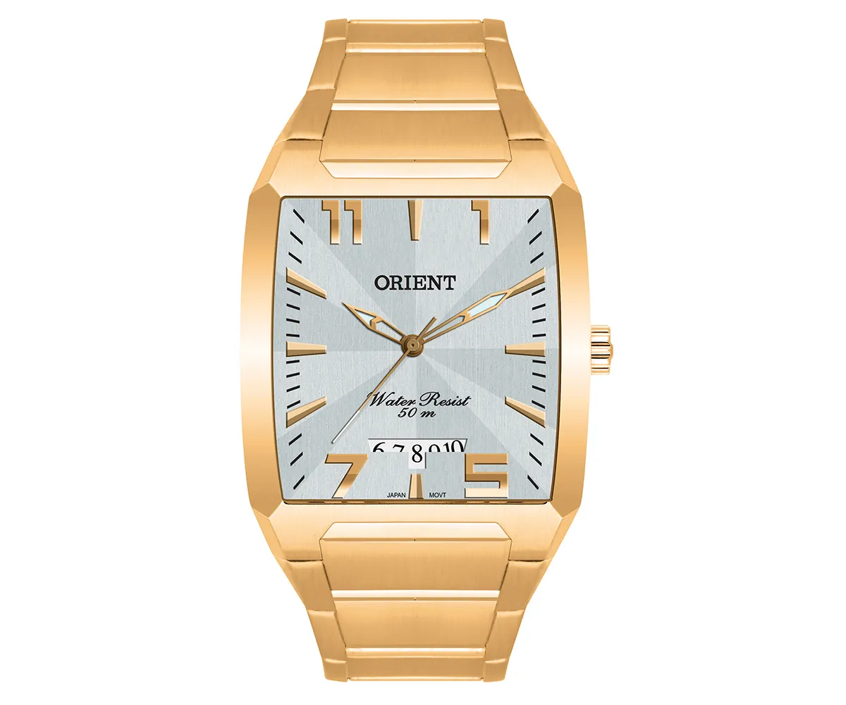 RELÓGIO ORIENT MASCULINO QUARTZ GGSS1007 DOURADO Imagem