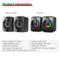 Alto-falantes Usb Luminous Game Audio Desktop - Foto 4