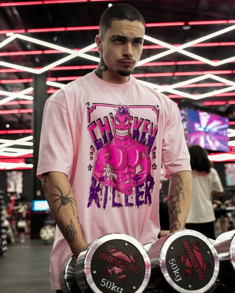 Camiseta Oversized Chicken Killer