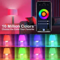Lampada Luz Led Rgb Bluetooth Música Caixa Som + Controle 110V/220V - Foto 2