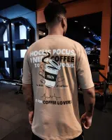 Camiseta Oversized Coffee Lovers