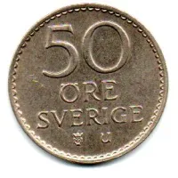 Suécia - 1962 - 50 Ore - Foto 2