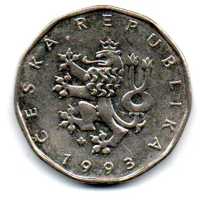 República Tcheca - 1993 - 2 Koruny