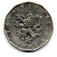 República Tcheca - 1993 - 2 Koruny
