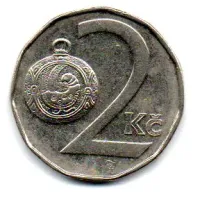 República Tcheca - 1993 - 2 Koruny - Foto 2